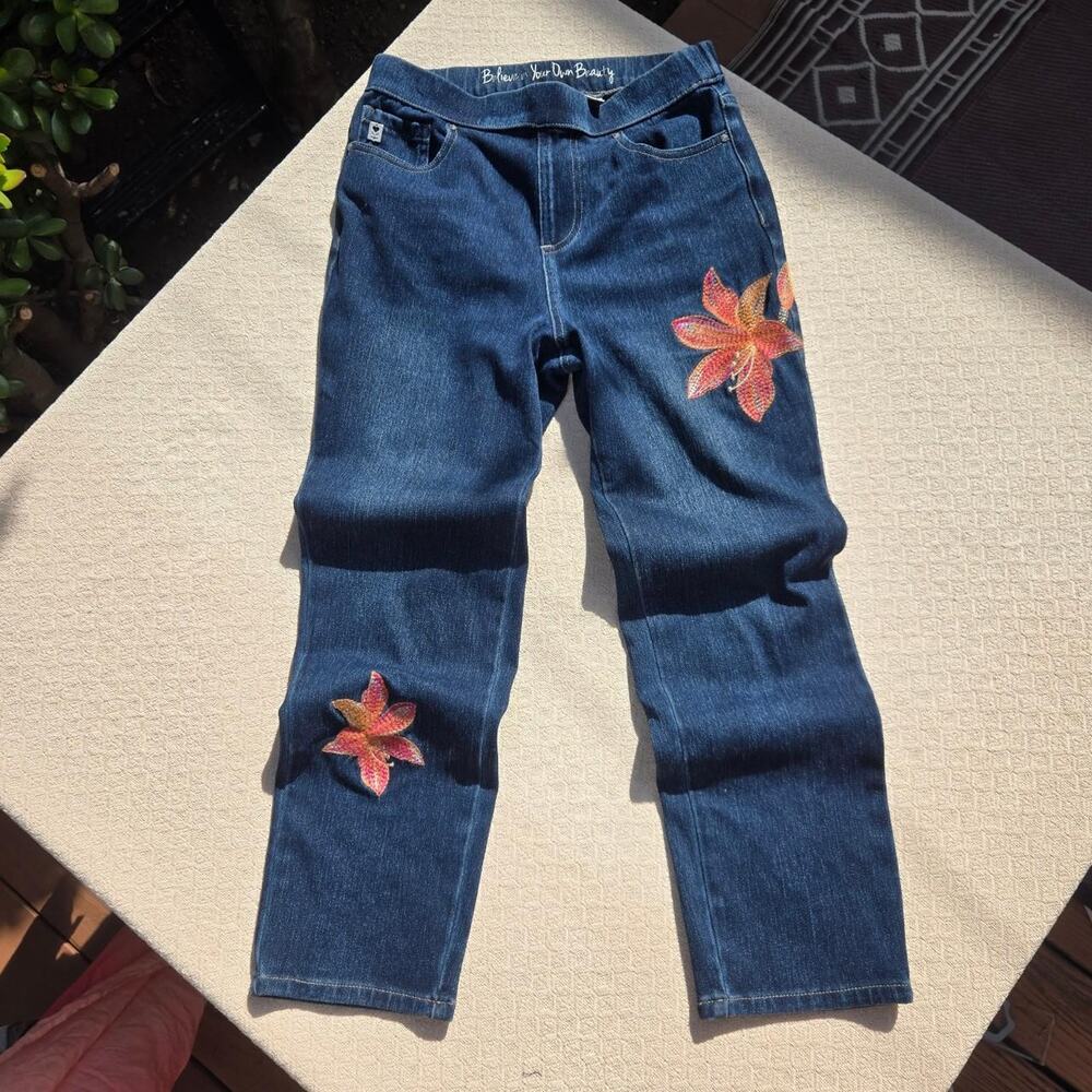 Y2k boho floral embroidered statement